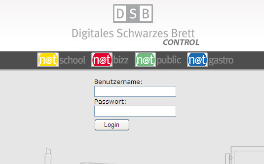 Begriffserklärungen und Voraussetzungen: DSB Das Digitale Schwarze Brett (DSB) ist ein internetgestütztes Display-Informationssystem für Schulen.