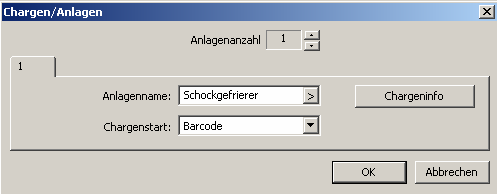 Chargenprotokollierung/ Barcodeleser Schnittstelle definieren/ Chargenstart mit Barcode Schnittstellen 7 (ebenfalls möglich)