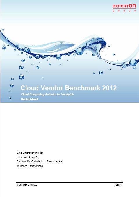 Cloud Vendor Benchmark 2012 Analyse und Bewertung der im deutschen Markt relevanten Cloud Anbietern (160) Bewertung hinsichtlich der Attraktivität des Cloud-Portfolios
