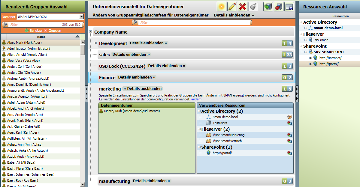 31 Data Owner Konfiguration per Import oder Drag&Drop Konfigurieren der