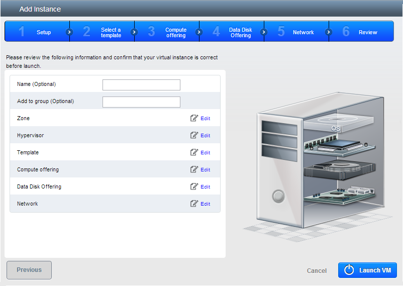 VM-Server und Cloud-Portal Erstellen Sie