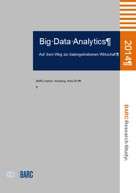 Der BARC Big Data Analytics Survey 2014 2.