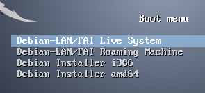 Ablauf der Installation des Debian-LAN Systems Vorgehen (siehe auch Debian-LAN Wiki 3 ): 1 Installation des mainservers (evtl.