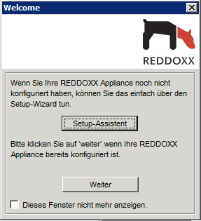 5. Vervollständigen Sie die Eintragungen wie folgt: Hostname: IP-Adresse der Appliance (Name kann später vergeben werden) Benutzername: sf-admin (voreingestellt) Kennwort: admin