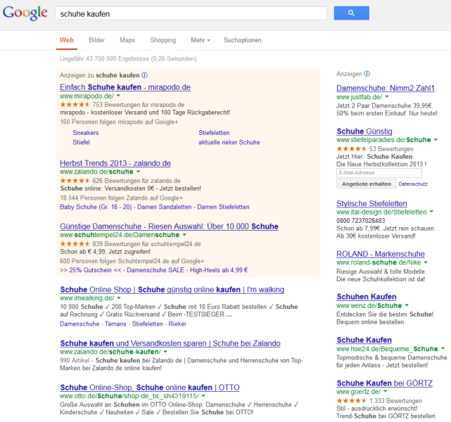 1. Vorstellung 2. Google AdWords for Search Werbung auf der Google Suchergebnisseite Was sind die Potenziale für ecommerce-treibende?