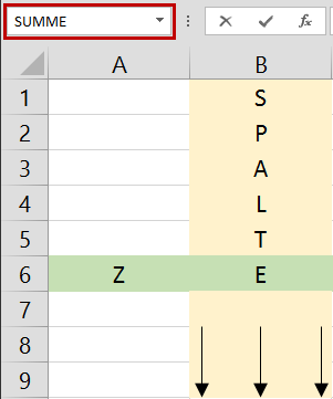 2.1 Das Excel Anwendungsfenster Der Zeilen- und Spaltenkopf der aktiven Zelle wird fett dargestellt.