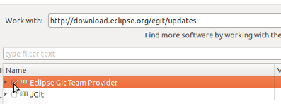 Abbildung 13: egit in Eclipse installieren 4.