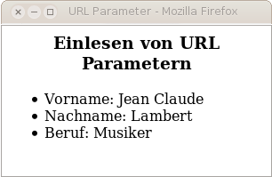 Java Servlet Beispiel: URL-Parameter einlesen