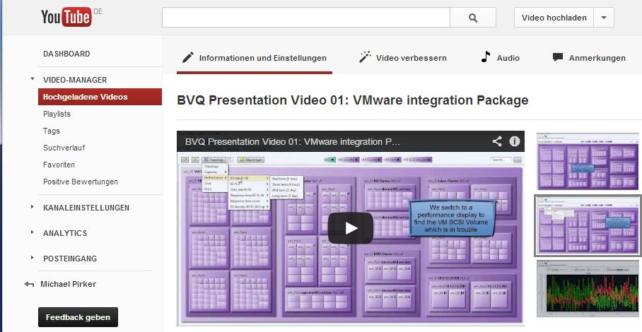 Demo Video: BVQ VMware