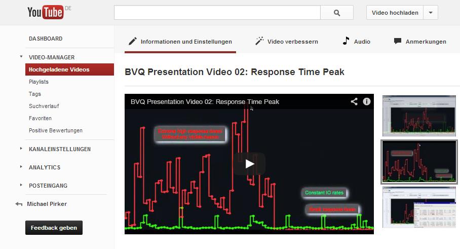 Demo Video: Response Time Peak Extreme high response times!
