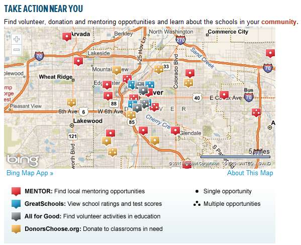 Bing Maps Cloud Lösung für Charity & Bildung Bing Education Map using Azure and Bing Maps www.bgi-solutions.