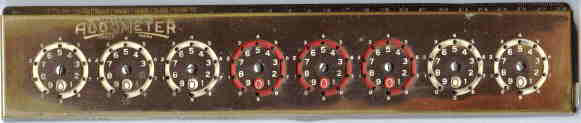 Mechanische Addierer 1918 wurde der Addometer