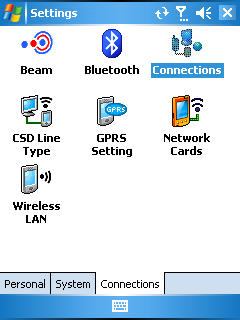 Schritt 3 - VPN Ausnahmen festlegen Bei Windows Mobile Geräten wird nur dann eine VPN Verbindung hergestellt, wenn dazu auf Domain Namen basierende Ausnahmen konfiguriert werden.