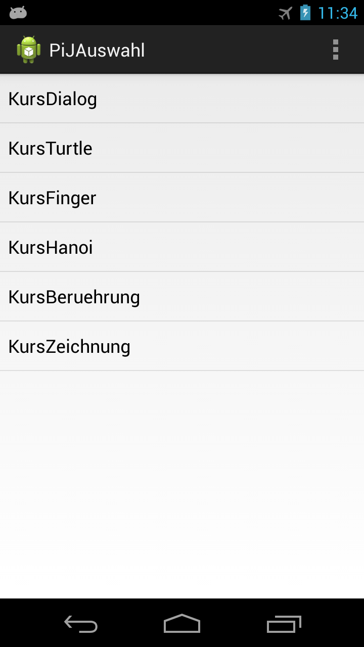 7.1 GUI-Anwendungen für Android Abbildung 7.