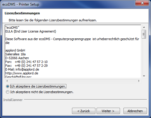 5. Windows Installationen Abbildung 5.77: Startfenster PDF/A Drucker 7.