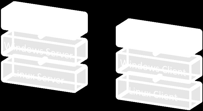 Verzeichnisdienste in heterogenen Systemen Zielsetzungen Implementierung Aufbau: Active Directory (AD) auf Basis von Windows Server 008 R mit Windows Client(s), Linux Client(s) und einem Linux Server