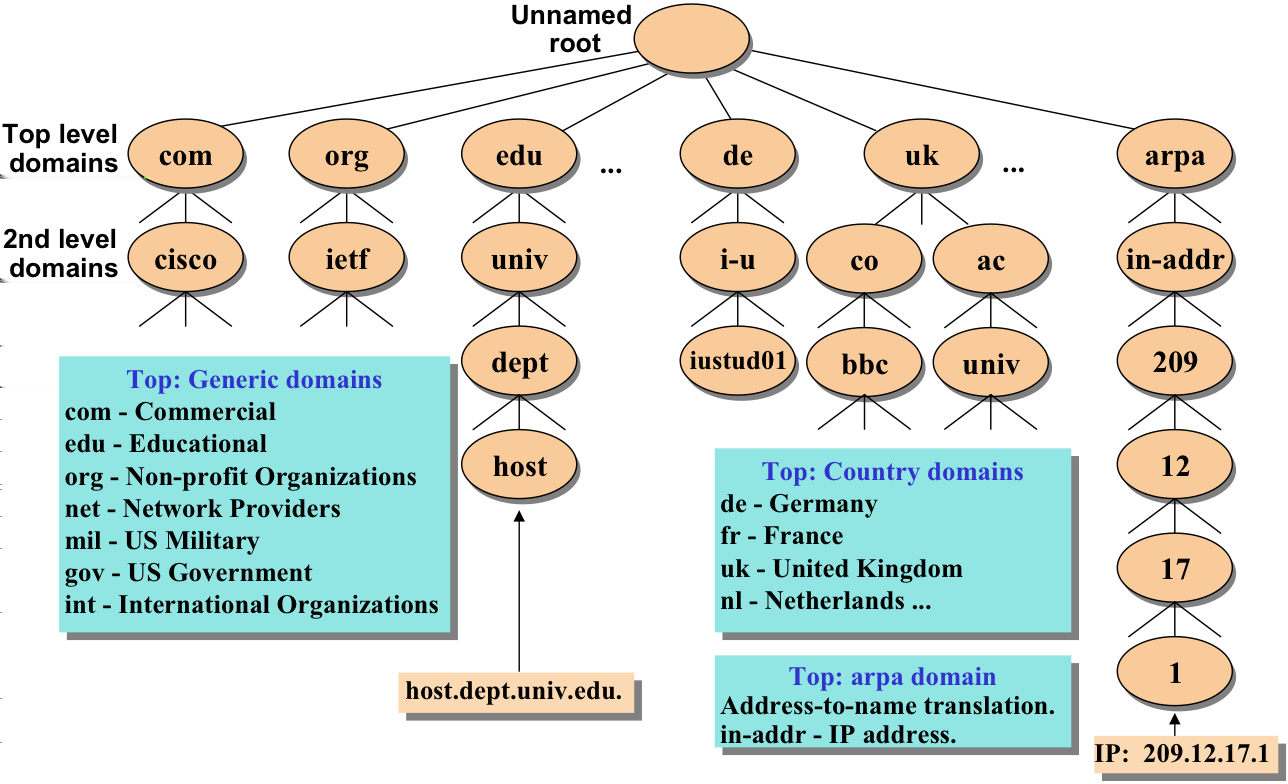 3. Domain Name System (DNS)