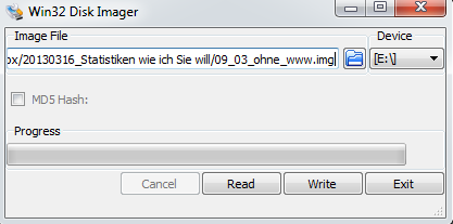 2.12 1.) Download des OS-Images von meinem Server: http://85.124.51.153/index.php (Download einer *.rar Datei (rund 2 GB ) die anschließend mit dem Programm Winrar zu entpacken ist.