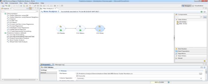 SAP Predictive Analysis Modellierung Analytische Modelle bequem erstellen o o Lesen/Schreiben von Daten von und nach verschiedenen Quellen und Zielen: SQL-
