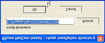 TREIBER INSTALLATION Es gibt einen Installation Wizard. Während der Installation ist es notwendig den NetCom zu konfigurieren.