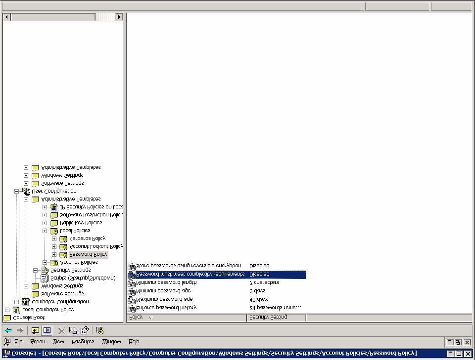 Konfiguration Features Konfigurieren Shutdown Event Tracker MMC GPO Editor Local Computer Administrative Templates System Display Shutdown Event Tracker = Disabled