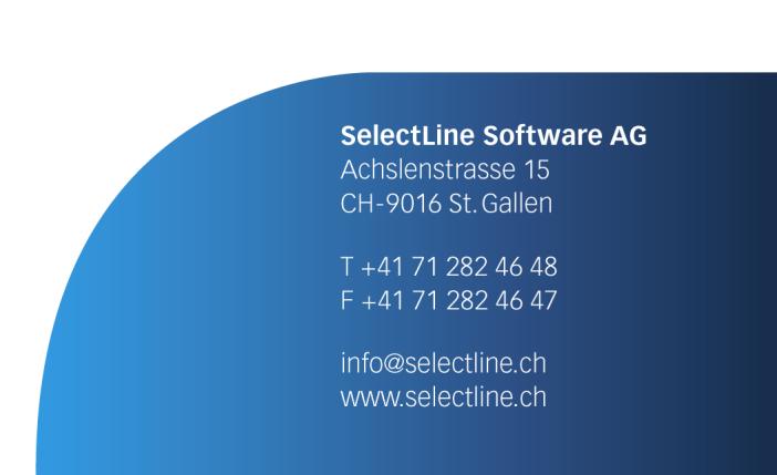 SelectLine ReadMe April 2010 Version 10.1.7 