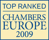 Competition and Eastern Germany JUVE Awards 2009 Top Ranked Firm Chambers & Partners 2009 Restructuring Deal of the Year IFLR European Award 2008 Most Innovative Law Firm Germany FT Innovative