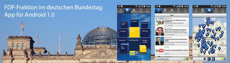 Referenzprojekt FDP im deutschen Bundestag App Zeitraum: 2012
