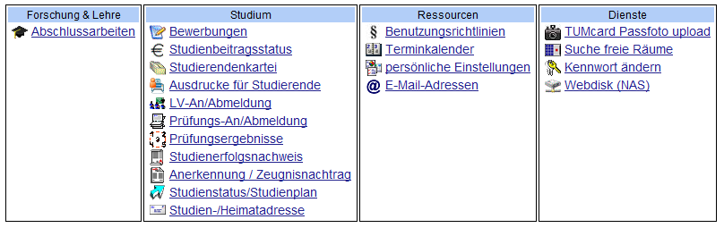 4. Pflege der TUM-Mail-Adresse Über das TUM-Mailsystem wird die gesamte E-Mail-Kommunikation mit der TU München abgewickelt.