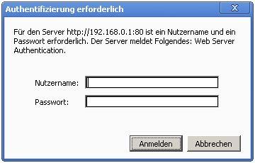 Auf dem Computer ist ein Webbrowser installiert (z.b. Google Chrome, Mozilla Firefox, Microsoft Internet Explorer). Der Router ist mit einer Spannungsquelle verbunden. Start der Konfiguration 1.
