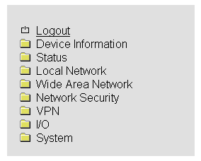 Konfiguration WBM Die Konfiguration des Router LAN erfolgt über eine Webbrowser basierende Funktion.