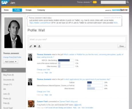 SAP und Social Media Jahrelange eigene Benutzung SAP Employee Network SAP Community Network