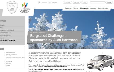 2011 2013 21.11.2012 Das Höchste - Bergscout Challenge 11.