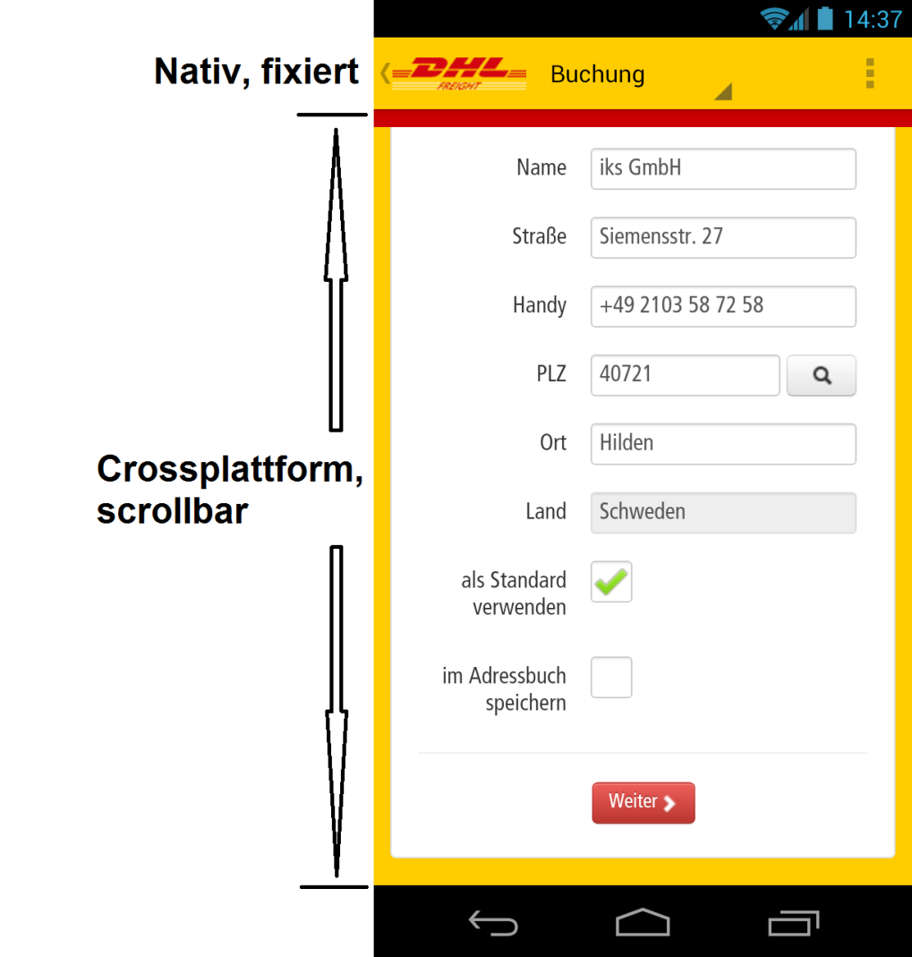 Cross-Plattform App mit