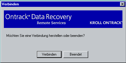 4. Recovery Done die Datenwiederherstellung ist beendet. Klicken Sie OK um fortzufahren.