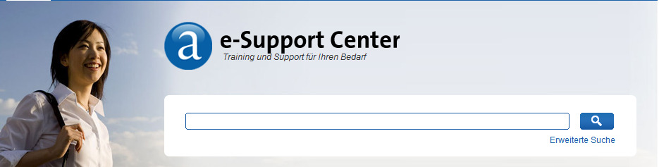 Amadeus e-support Centre Das Amadeus e-support Centre ist eine Online-Informationsplattform für Expedienten.