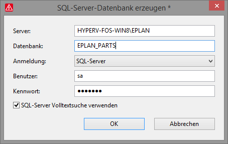 Erstellung der EPLAN Standarddatenbanken SQL Artikeldatenbank erzeugen SQL Administrator Die IT Landkarte