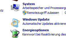 Handout zum Praxisteil Windows XP Windows Updates Direktpfad: Systemsteuerung\System und