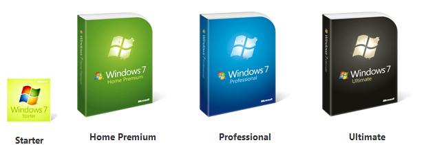 Übersicht der Editionen 1 Übersicht der Editionen Windows 7 gibt es in vier Editionen.