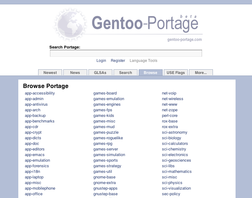 Software (Benutzerwünsche) Einfache Installation von Gentoo Paketen http://www.