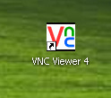 4. Starten der Visualisierung im internen Netzwerk Bitte starten Sie das VNC-Viewer Viewer Programm. Dieses Icon finden Sie direkt auf Ihren Desktop.
