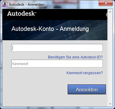 Einloggen: Verbinden Sie AutoCAD Architecture mit Autodesk 360 Loggen Sie Sich über die Software an Ihrem