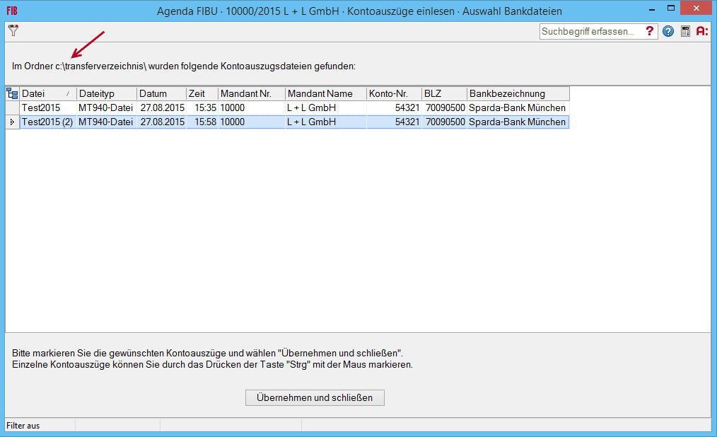 Seite 10 4. Details Überblick 1. Mehrere MT940-Dateien importieren 2. Vorteile von MT940-Dateien 3. Zentraler Ordner für MT940-Dateien 4. Automatische Verbuchung von Kontoauszügen 4.1. Mehrere MT940-Dateien importieren Mehrere MT940-Dateien importieren 1.