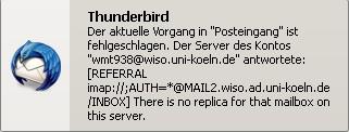 5. IMAP-Konto in Thunderbird/weiteren Mailprogrammen Als Nutzer von Thunderbird oder einem anderen Mail-Programm (nicht Outlook), mit dem Sie ein IMAP-Konto abrufen, müssen Sie einige Einstellungen