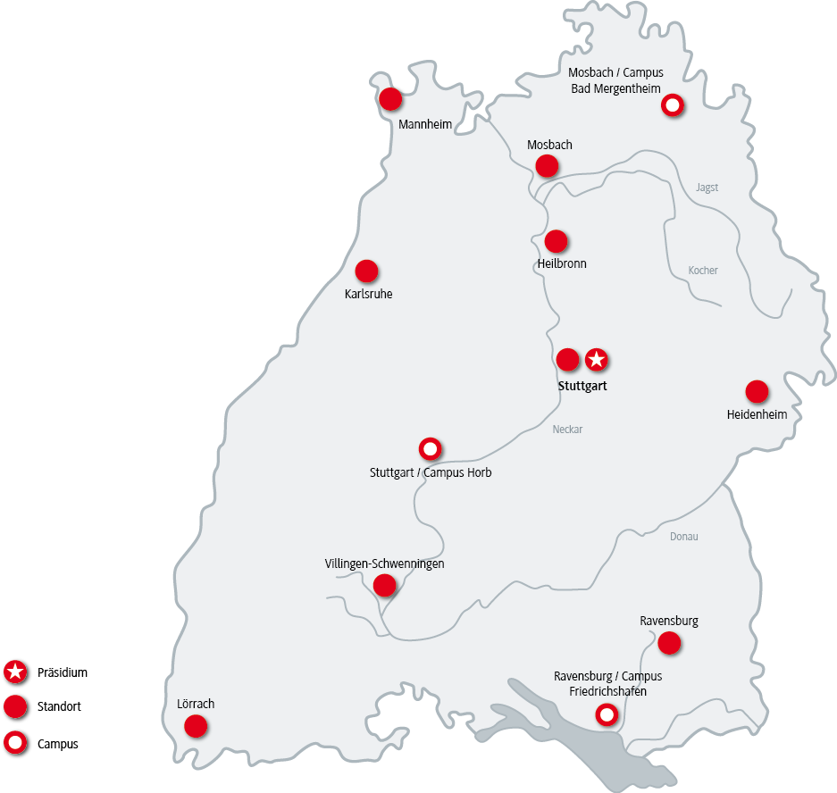 4. Standortübergreifendes Konzept Vorlesungen finden an verschiedenen Standorten als Blockveranstaltung statt Nutzung optimaler Lokalitäten für Labore und