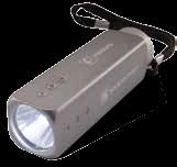 2 x AA batteries Taschenlampe Kolbenform Aus Flugzeugaluminium, silberfarben, spritzwassergeschützt, stoß- und kratzfest, Kryptonbirne, focussierbar, mit praktischer Trageschlaufe, inkl.