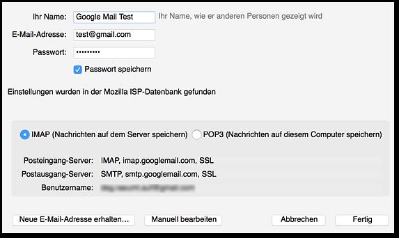 Gmail in mit IMAP einbinden Nachdem nun auf Seiten von Gmail alle nötigen Vorkehrungen getroffen sind, kann Ihr E-Mail-Konto nun problemlos in eingerichtet werden. Gehen Sie hierbei wie folgt vor: 1.
