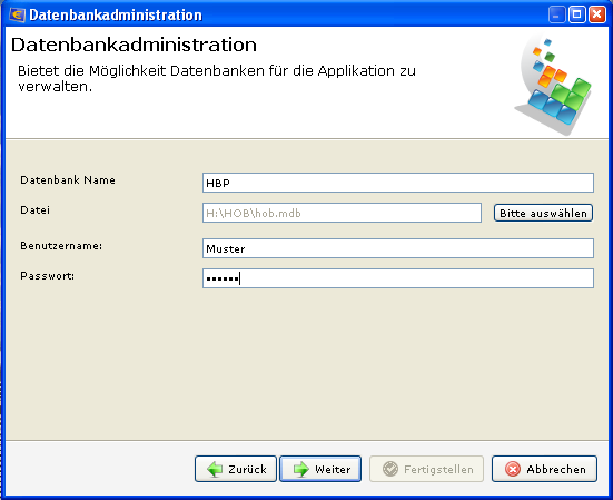 13) die Datenbankadministration und anschließend den Punkt Migration einer HOB Datenbank (Abb. 14). Abb. 13 Abb. 14 2.