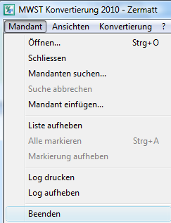 Im Windows Explorer muss im Mandanten Verzeichnis der Schreibschutz auf den erwähnten Dateien entfernt werden.