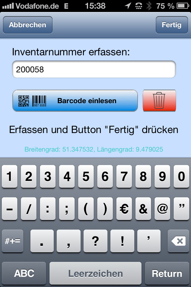 Inventar App Interface zur Inventarsoftware - 18
